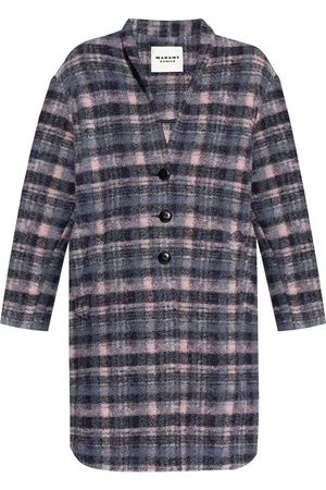 Marant Etoile Gabriel checked coat