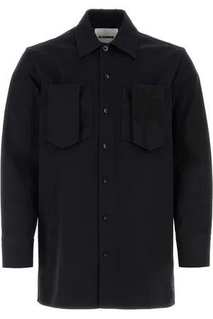 Jil Sander Bead-embellished cotton shirt