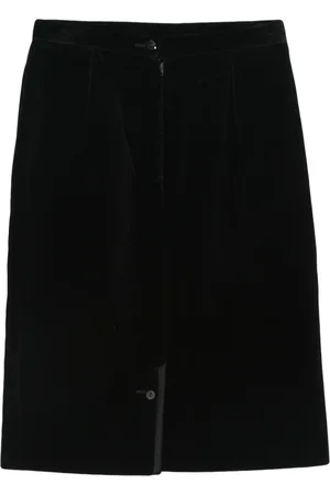 VALENTINO GARAVANI 1980s cotton pencil skirt