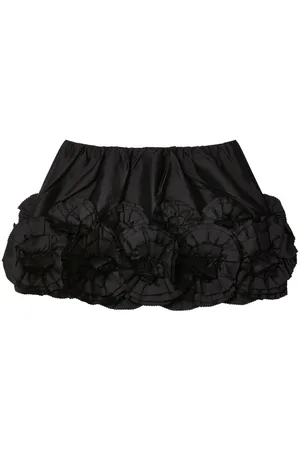 Shushu/Tong Floral-embellished skirt