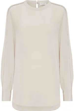 Brunello Cucinelli Monili-chain detail blouse