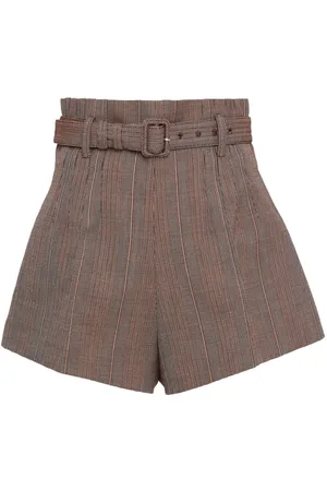 Prada Pinstripe wool shorts