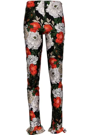 MERYLL ROGGE Floral-print skinny trousers