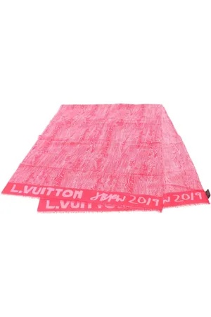 LOUIS VUITTON 2019 x Jonas Wood silk scarf