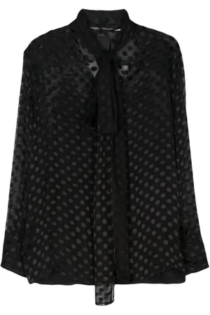 Givenchy Polka dot-devoré blouse
