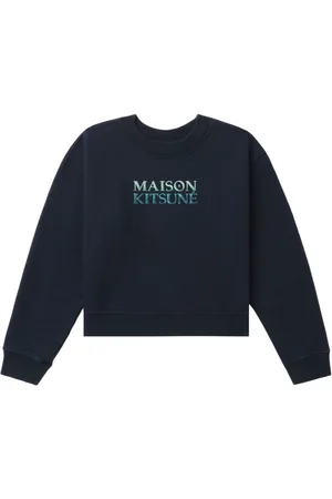Maison Kitsuné Logo-embroidered sweatshirt