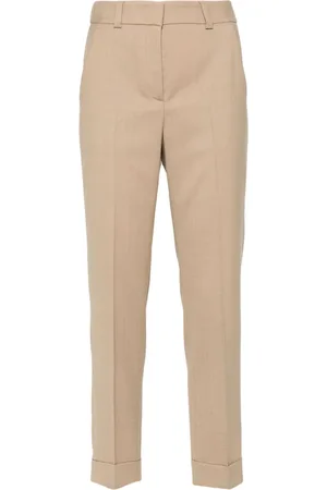 PESERICO SIGN Straight-leg tailored trousers