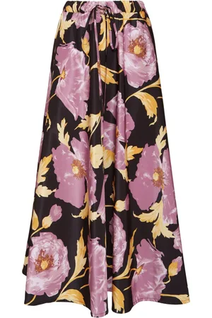 La DoubleJ Printed midi skirt