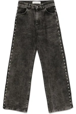 FEDERICA TOSI Stud-embellished jeans