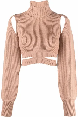 ANDREADAMO Ribbed-knit roll-neck jumper
