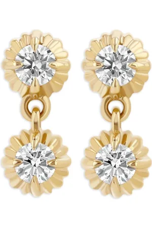 Lizzie Mandler 18kt yellow diamond earrings