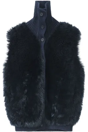 Fabiana Filippi Shearling-panelled vest