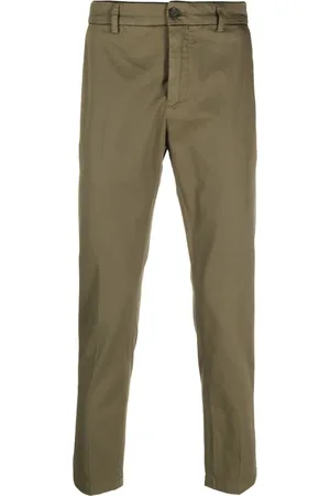 DEPARTMENT 5 Mid-rise cotton-blend chinos