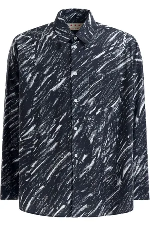 Marni Sketch-style print shirt