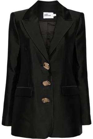Self-Portrait Peak-lapels single-breasted blazer