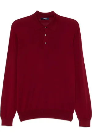 FEDELI Fine-knit polo shirt