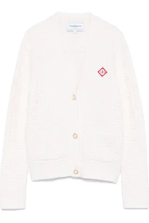 Casablanca Column Stitch cardigan