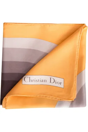Dior 1970s logo-print scarf