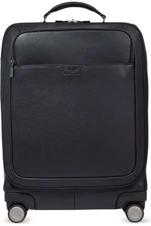 LANCEL Come de leather cabin suitcase