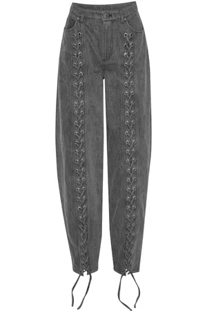 ROTATE Laced-leg jeans