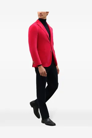 Boglioli Garment-dyed velvet blazer