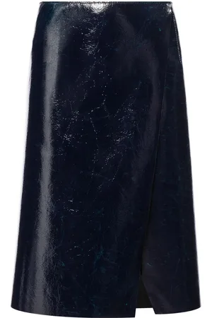 Serafini Glossy A-line skirt