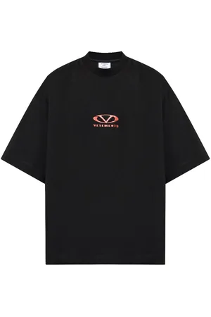 Vetements Logo-print cotton T-shirt