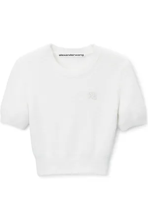 Alexander Wang Logo-embroidered T-shirt