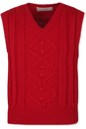 LA STUPENDERIA Cable-knit vest