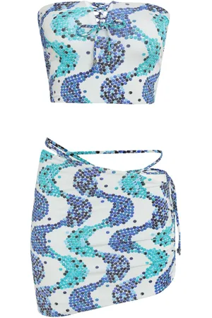 AMIR SLAMA Ruched-detailing mini skirt