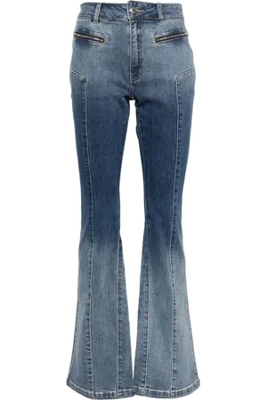 Izzue Zip-pocket bootcut jeans