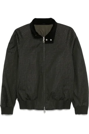 Fendi FF-jacquard bomber jacket
