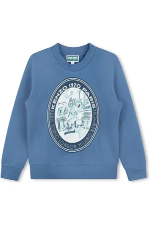 Kenzo Graphic-print cotton sweatshirt