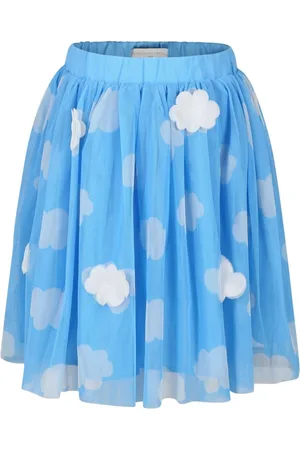 Stella McCartney Cloud-appliqué tulle skirt