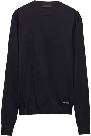Prada Crew-neck silk jumper