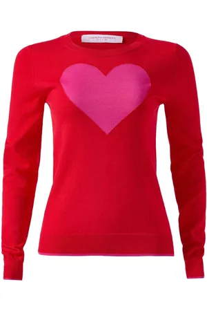 Carolina Herrera Heart-print knitted top