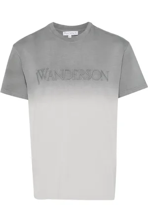 J.W.Anderson Logo-embroidered gradient T-shirt