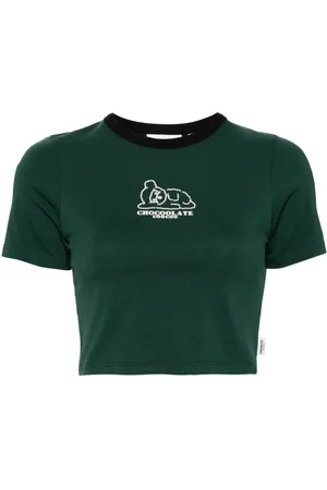 Chocoolate Flocked logo t-shirt