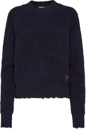 Dsquared2 Logo-patch crew-neck jumper