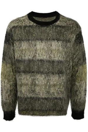 CROQUIS ×Neil Barrett striped jacquard sweater