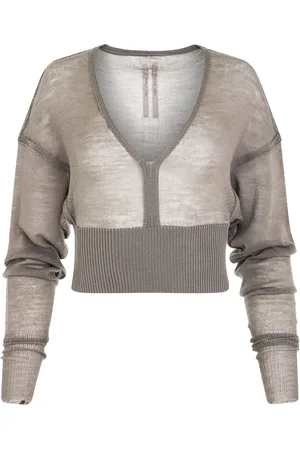 Rick Owens Cropped virgin wool jumper