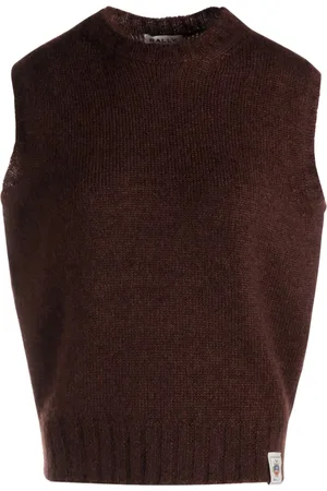 Bally Logo-patch knitted top