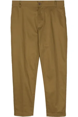 Maison Kitsuné Straight-leg gabardine chinos