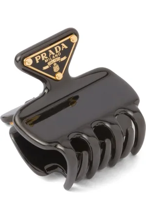 Prada Triangle-logo claw clip