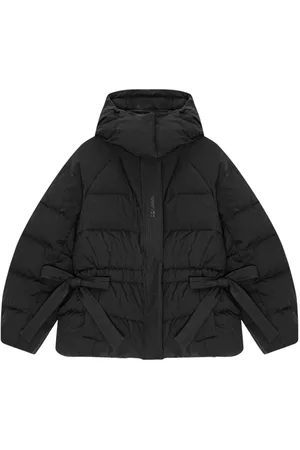 Ganni Oversized hooded puffer jacket