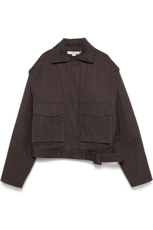 REMAIN Pinstriped bomber jacket