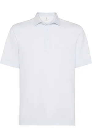 Brunello Cucinelli Organic cotton-blend polo shirt