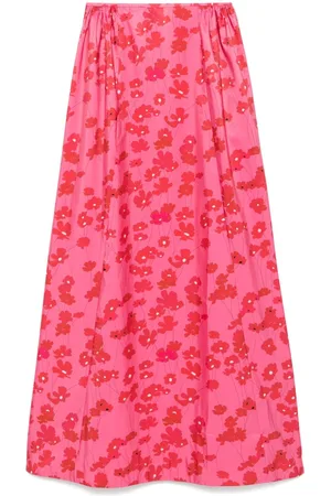 Bernadette Ella Cosmos-print maxi skirt