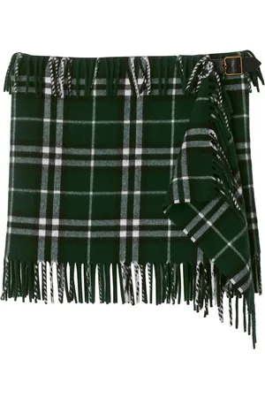 Burberry Checked mini skirt