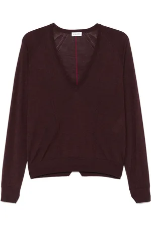 Lanvin Pointelle-trim sweater